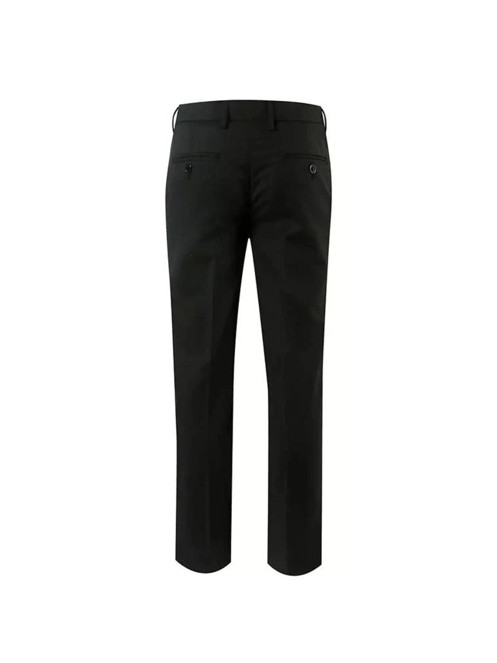 Classic Black Kids Formal Pants - Tailored Back-Welt Design